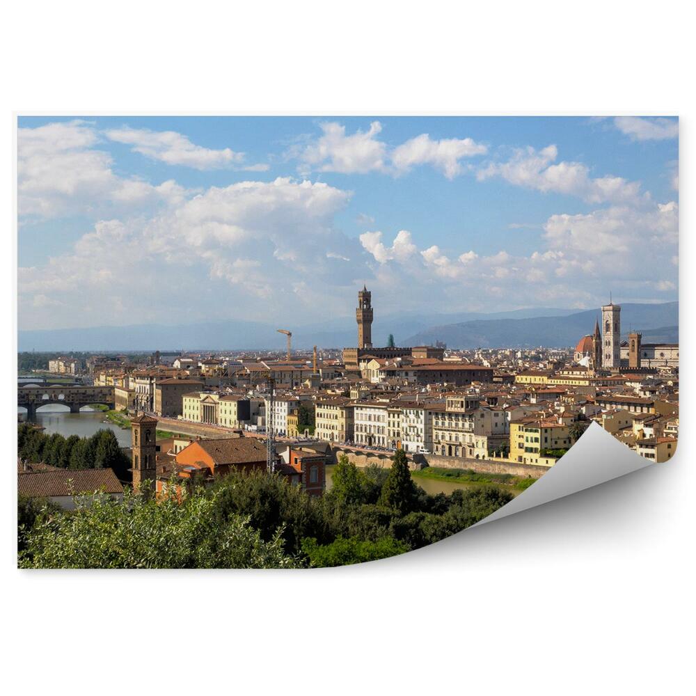 Fototapeta panorama Florencja katedra Santa Maria del Fiore budynki