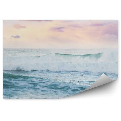 Okleina ścienna Ocean fale niebo chmury