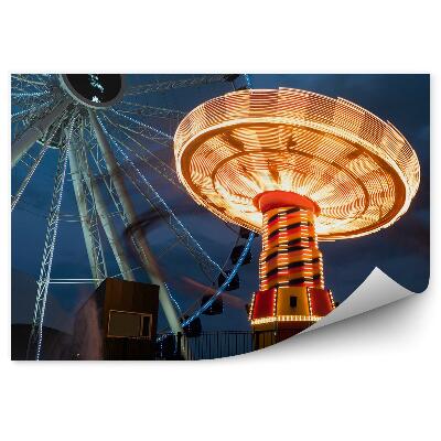 Okleina na ścianę Oświetlone karuzele niebo