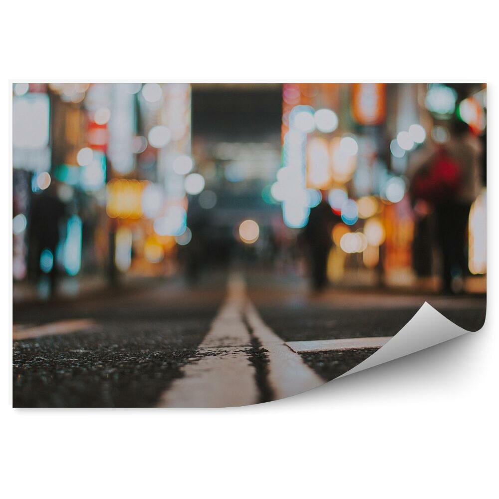 Fototapeta światła droga ulica Tokio