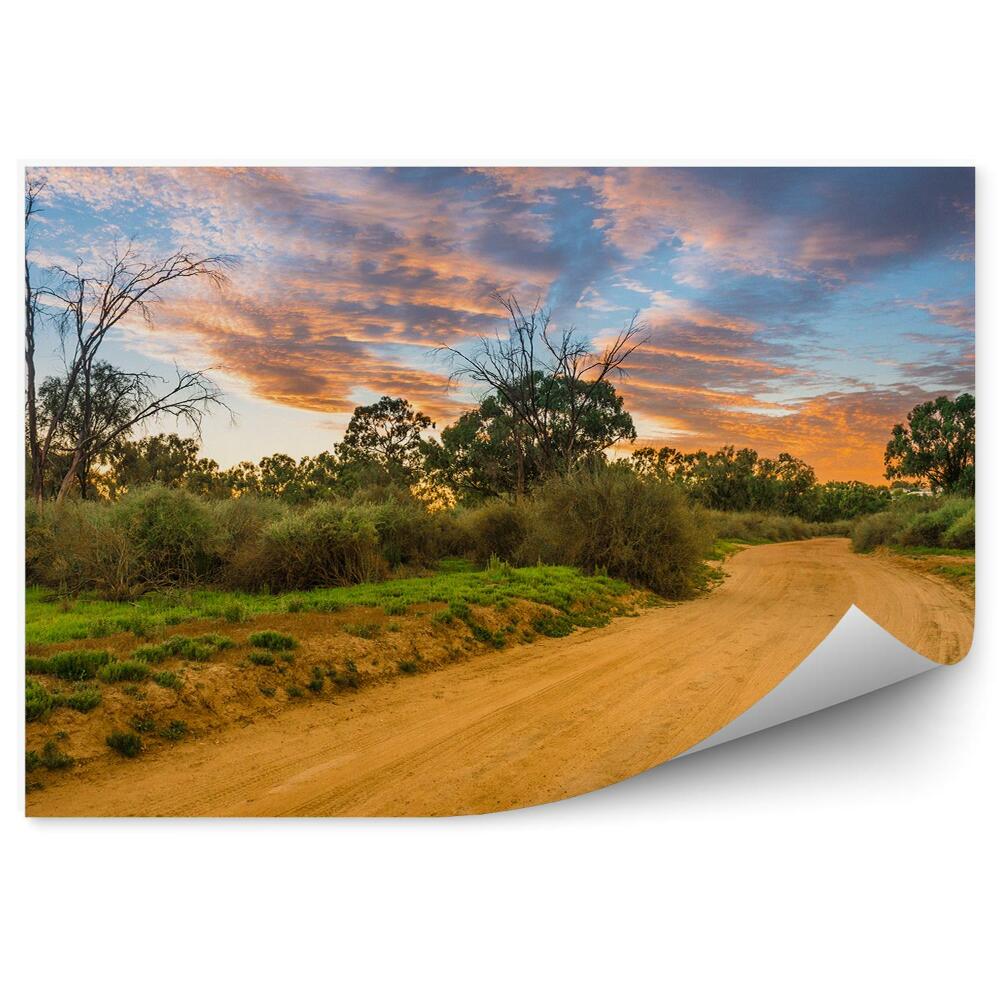 Fototapeta na ścianę Wiejskie pejzaże Australia chmury na niebie