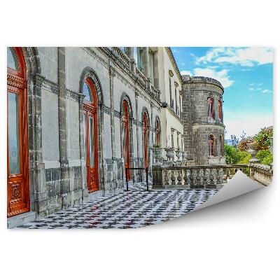 Okleina ścienna Wzgórze zamek taras natura meksyk