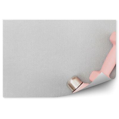 Fototapeta samoprzylepna Podnoszenie ciężarów bidon sala