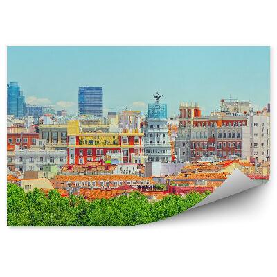 Fototapeta Madryt hiszpania kolorowa stolica