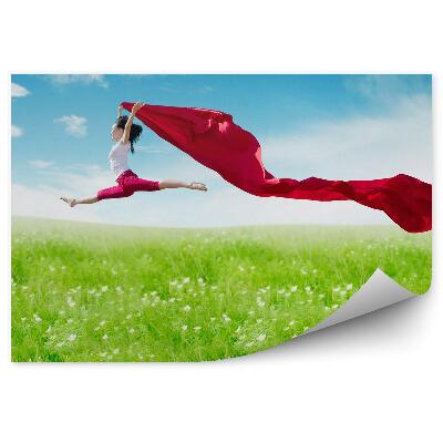 Fotopeta Natura polana kobieta tancerka