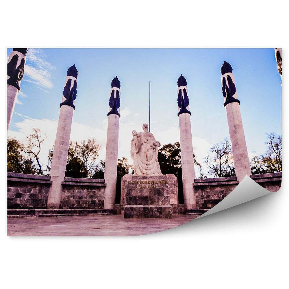 Okleina ścienna Monument rzeźba kolumny meksyk