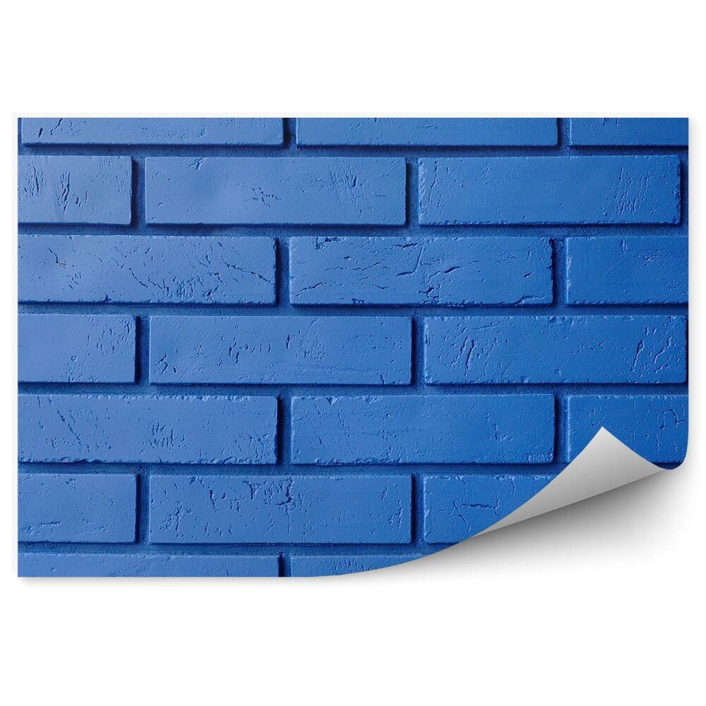 Fototapeta samoprzylepna Niebieska ściana