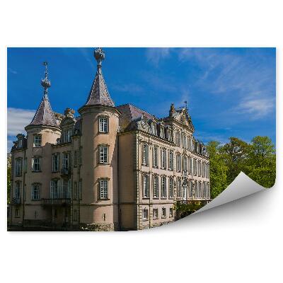 Okleina na ścianę Architektura budynek zamek woda