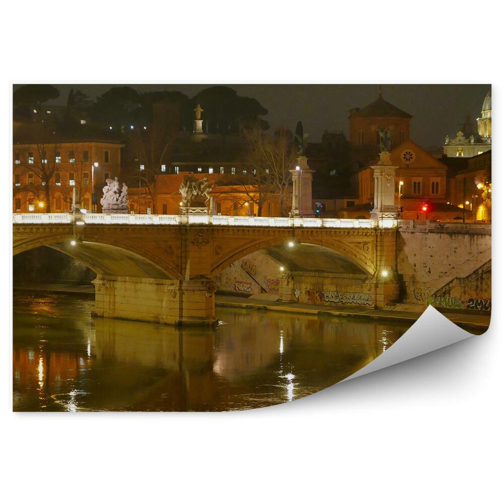 Fototapeta na ścianę widok miasto Włochy zachód słońca Rzym