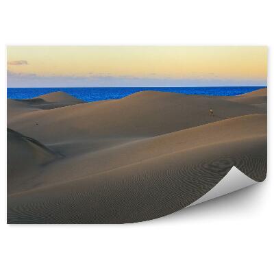 Okleina ścienna Wydmy maspalomas morze ocean niebo chmury
