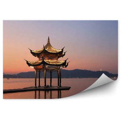 Okleina ścienna Pawilon chiny jezioro światła