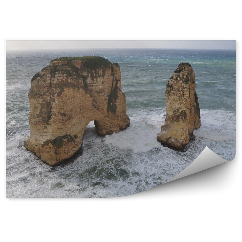 Fototapeta na ścianę Morze Śródziemnomorskie fale skały wyspy