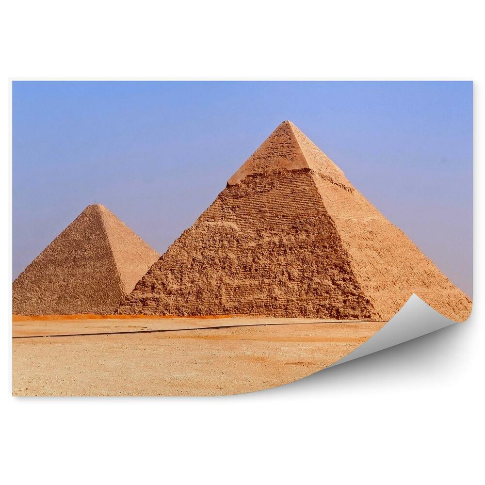 Fototapeta samoprzylepna Dwie piramidy w gizie