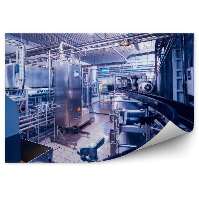 Okleina na ścianę Taśma produkcyjna fabryka