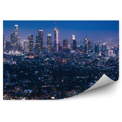 Fototapeta widok z lotu ptaka Los Angeles światła