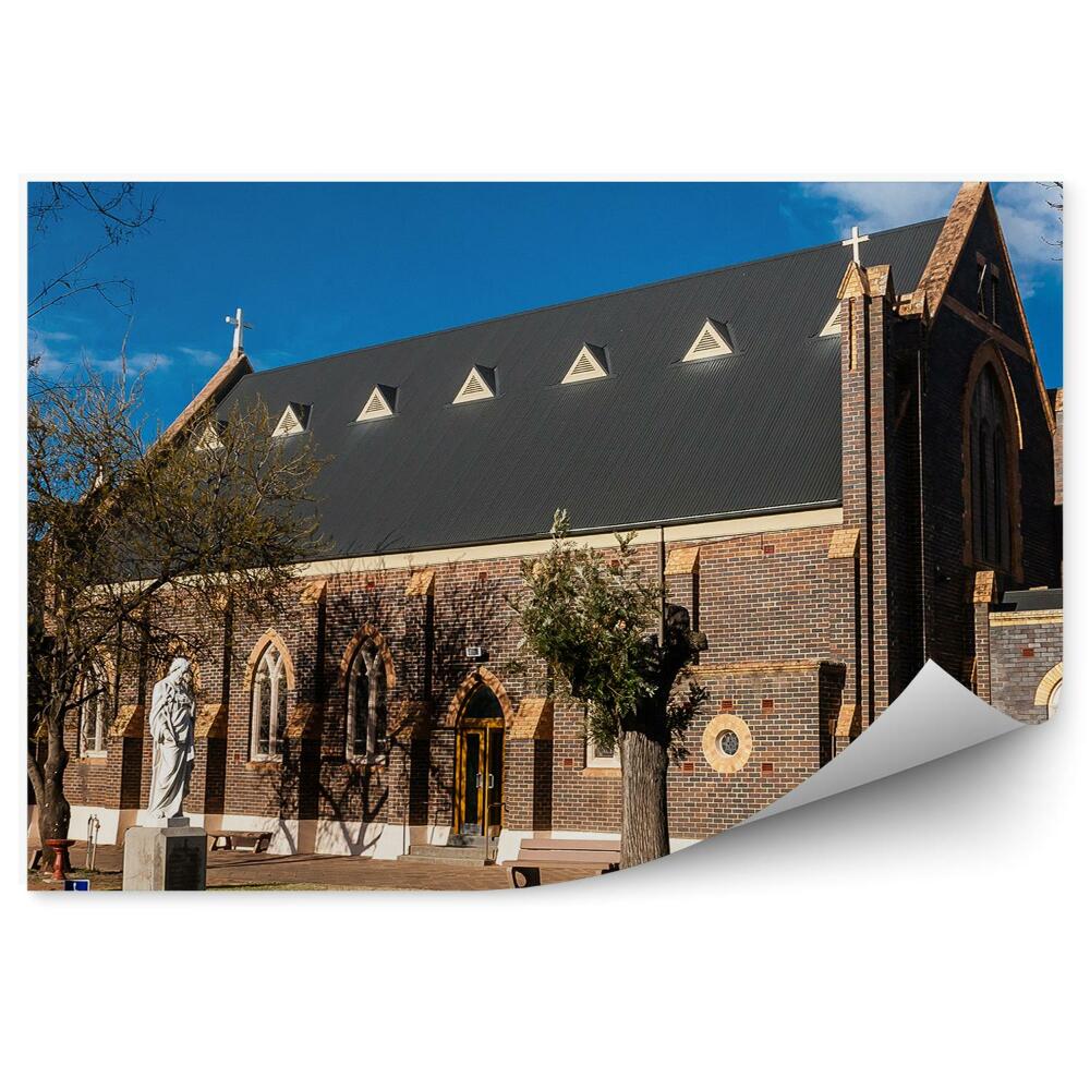 Okleina na ścianę Sydney kościół rzeźba architektura australia
