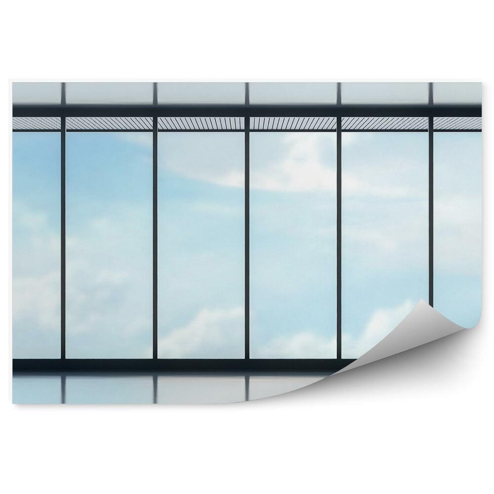 Okleina na ścianę Niebo chmury okna biurowiec