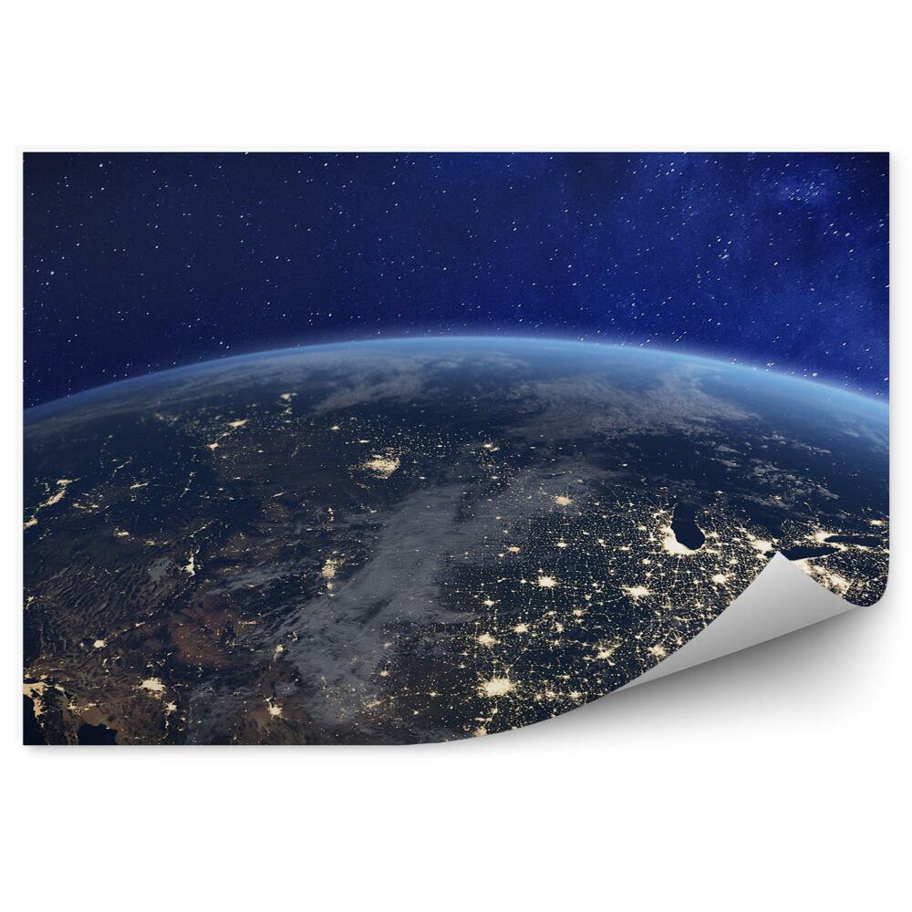 Fototapeta Planeta ziemia kontynent ameryka północna światła niebo gwiazdy