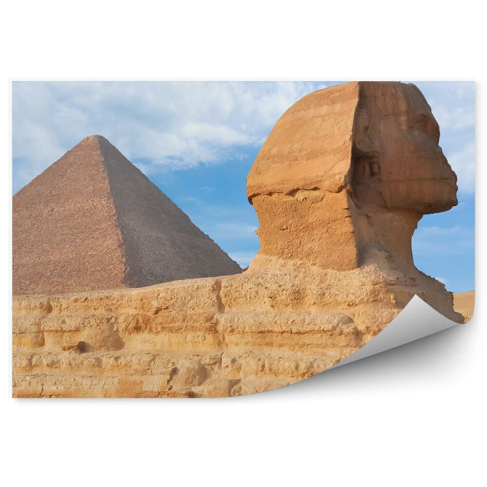Okleina ścienna Wielki sfinks piramida cheopsa egipt