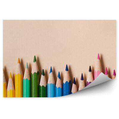 Okleina ścienna Kolorowe kredki