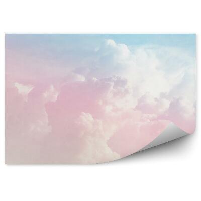 Okleina ścienna Pastelowe kolory obłoki chmury niebo