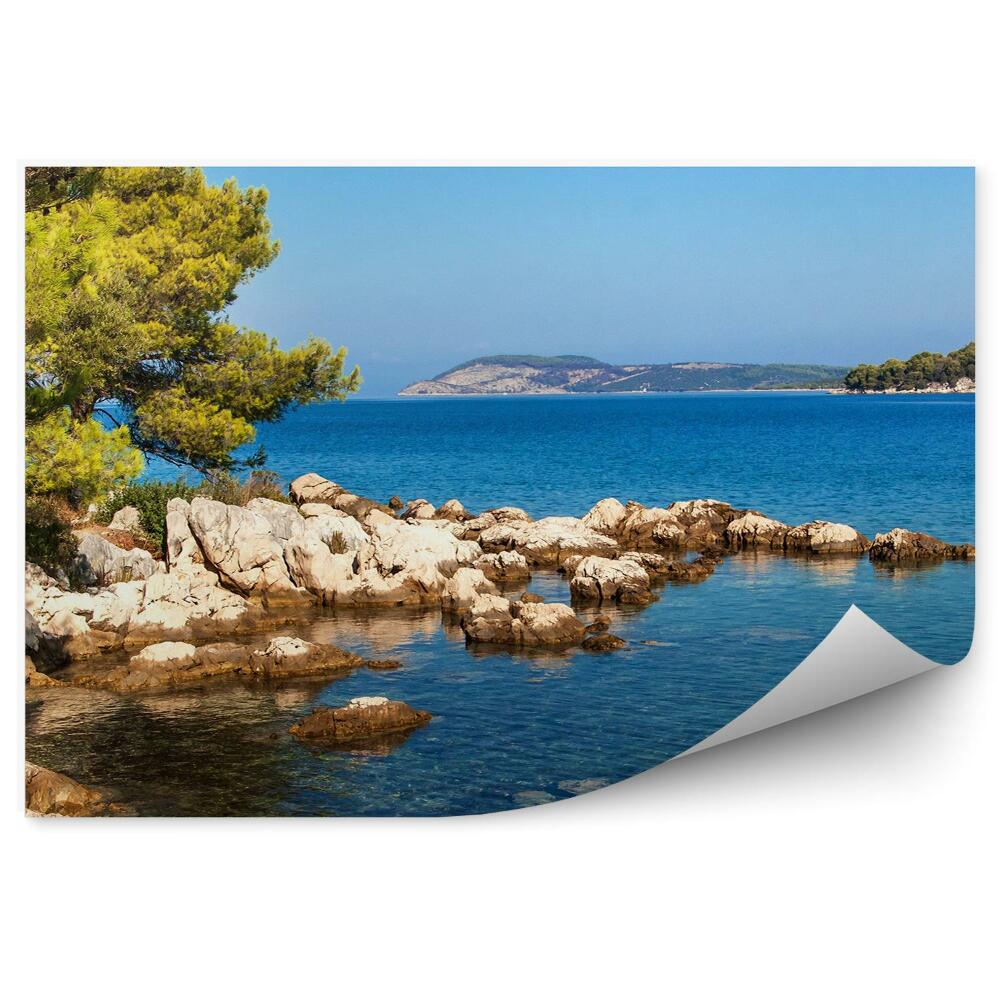 Fototapeta Chorwackie wybrzeże wyspy morze woda natura