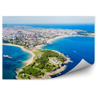 Fototapeta Widok z lotu ptaka hiszpania miasto natura