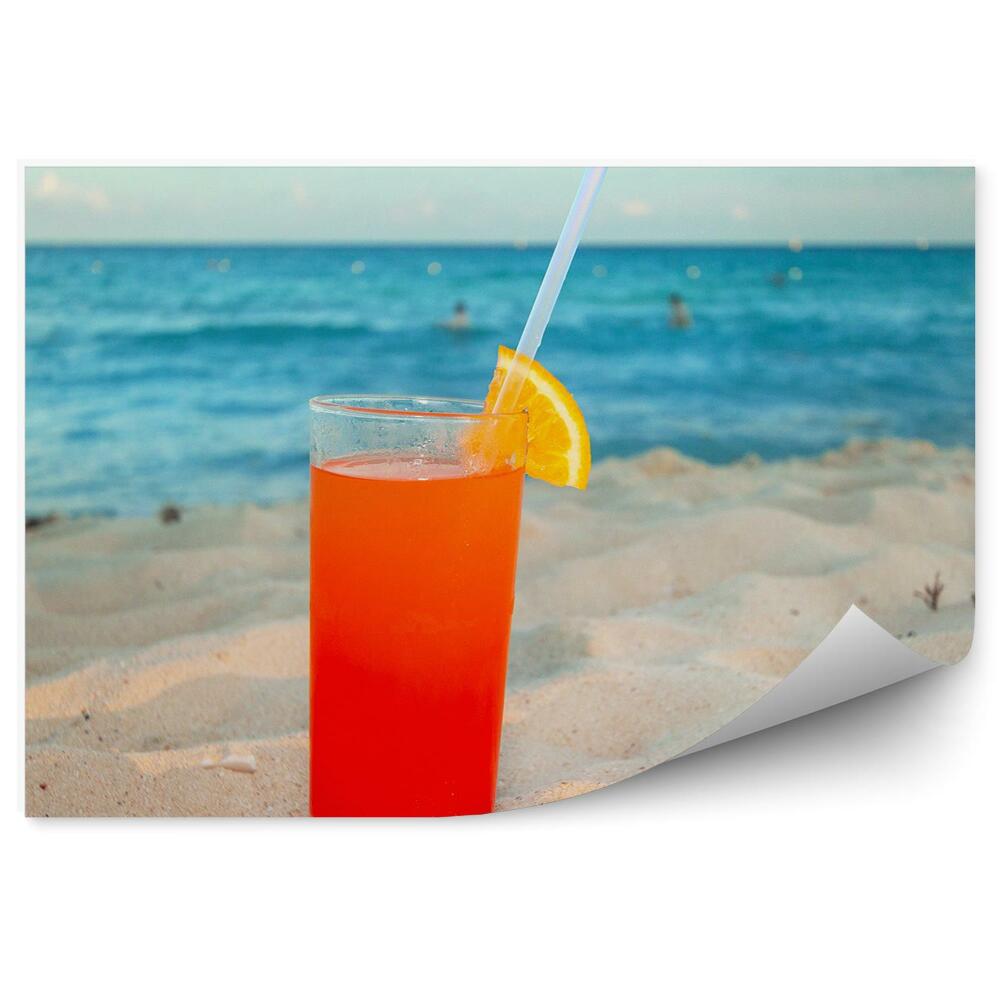 Okleina ścienna Tropikalne drinki plaża napoje meksyk
