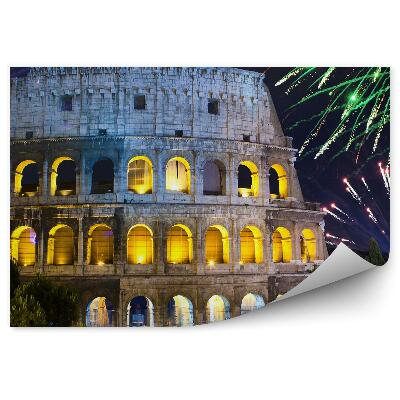 Fototapeta Architektura sylwester fajerwerki włochy