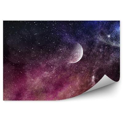 Fototapeta Planety wszechświat niebo gwiazdy kosmos przestrzeń kosmiczna