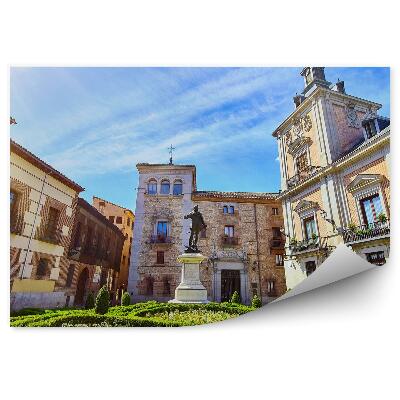 Fototapeta Madryt hiszpania stary ratusz pomnik