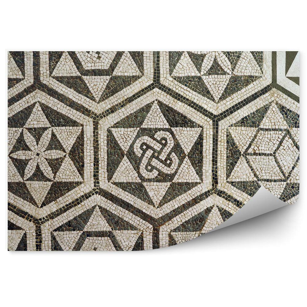 Okleina ścienna Mozaika kostka kształty wzór geometryczny