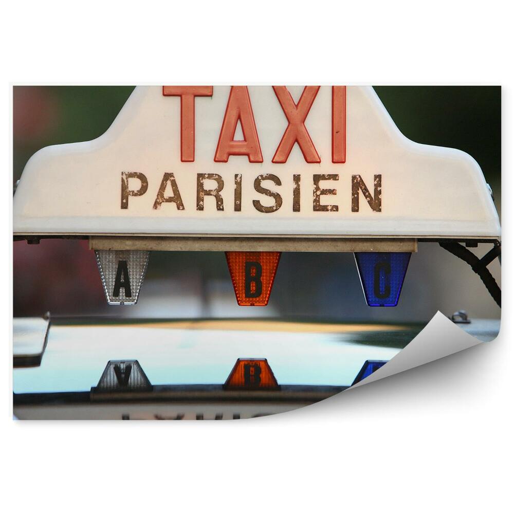 Fotopeta Francja taksówka transport pojazd