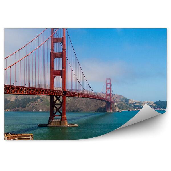 Fototapeta samoprzylepna Most golden gate woda wyspy