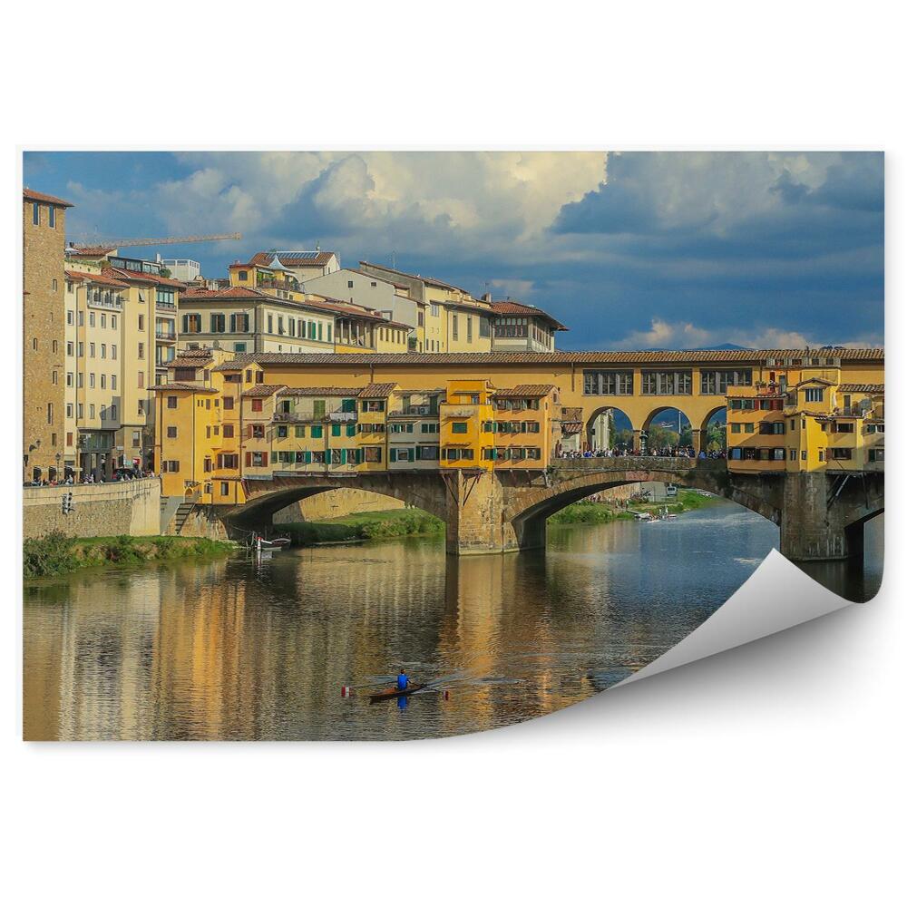 Fototapeta samoprzylepna Florencja mosty architektura turyści