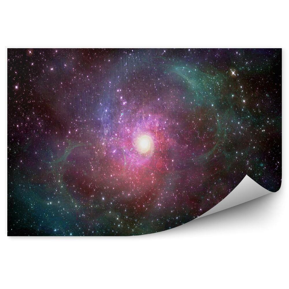 Fototapeta Kolorowa galaktyka kolory gwiazdy abstrakcja