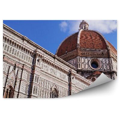 Fototapeta na ścianę katedra Santa Maria del Fiore Florencja niebo chmury