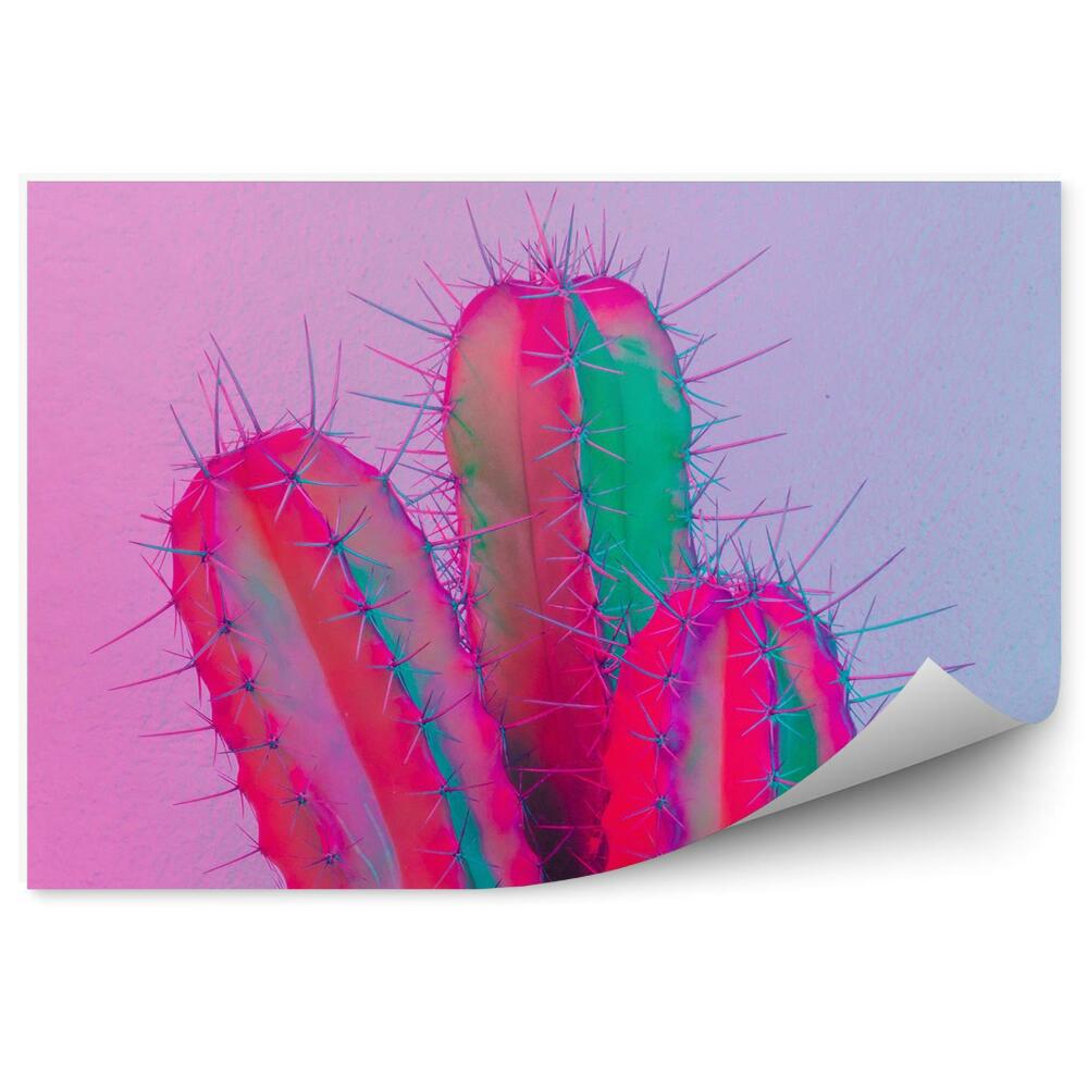 Fototapeta Neon twórczy kaktus