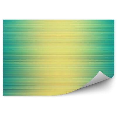 Okleina ścienna Rozmyte przejście tonalne niebiesko żółte