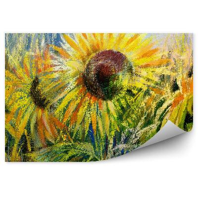 Fototapeta na ścianę Słoneczniki obraz olejny kwiaty