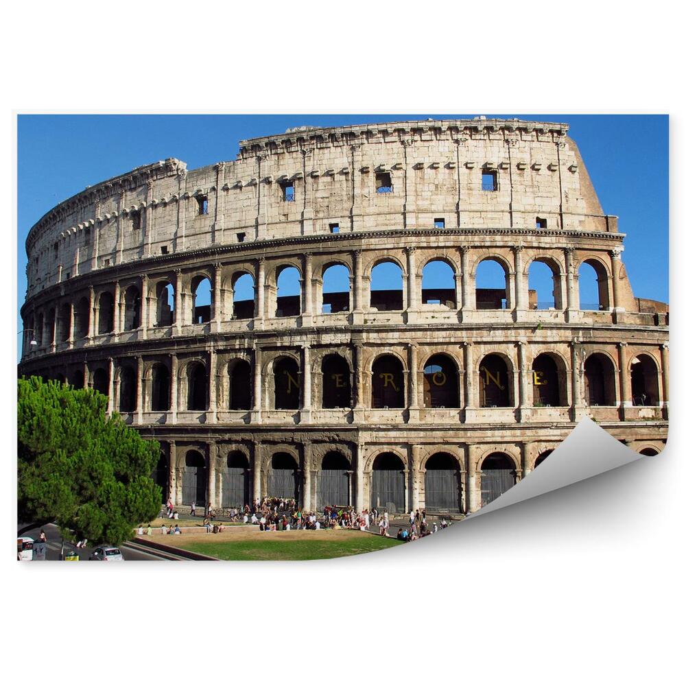 Fototapeta Włochy rzym koloseum turyści