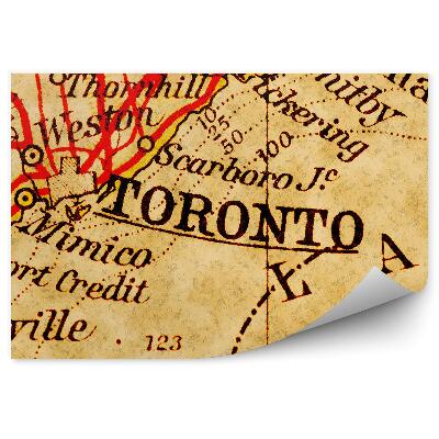 Fototapeta na ścianę Stara mapa toronto