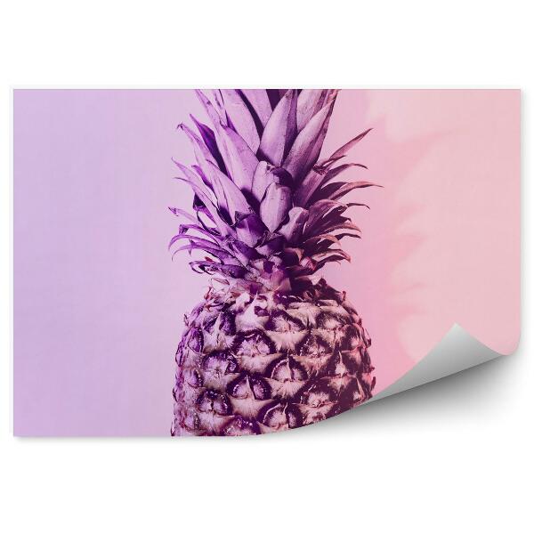 Fototapeta Ananas w neonowym kolorze