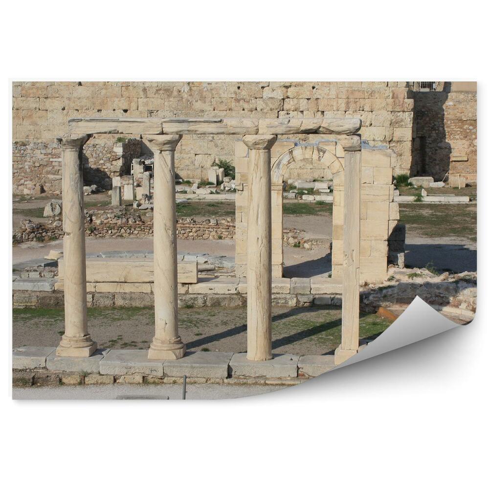 Okleina na ścianę starożytne ruiny Ateny