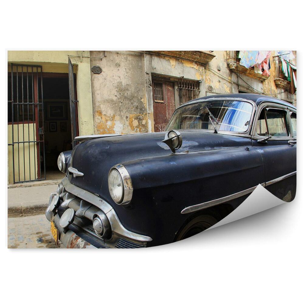 Fototapeta na ścianę Czarny stary samochód