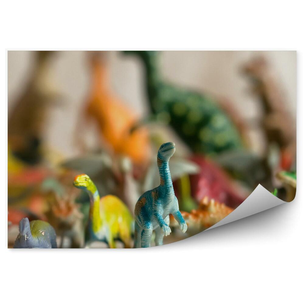 Okleina ścienna Dinozaury zabawki
