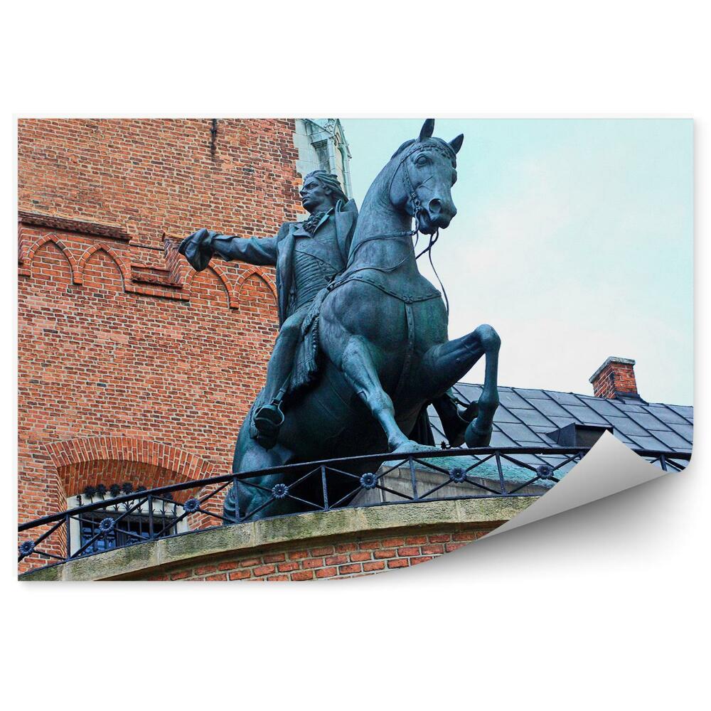 Fototapeta na ścianę zamek Królewski posąg Kraków