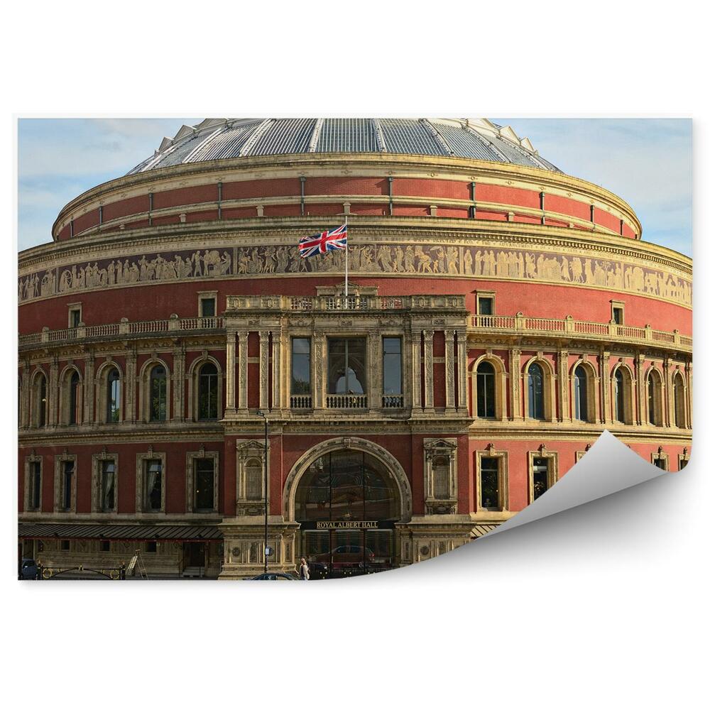 Fototapeta Sala koncertowa londyn architektura budynek flaga