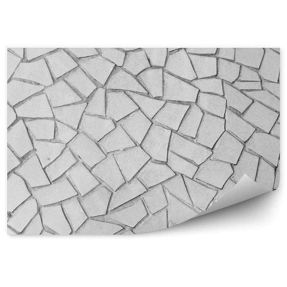 Okleina ścienna Biała mozaika
