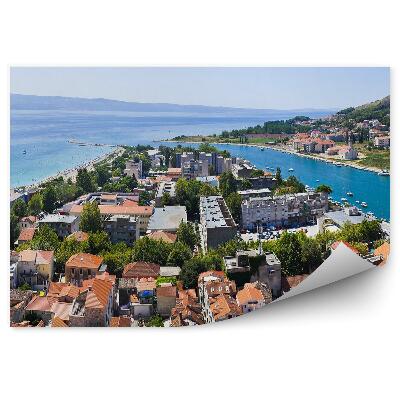 Fototapeta Miasto omis widok z góry skały natura